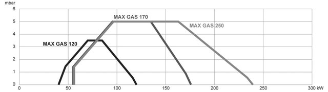 Газовая горелка Ecoflam MAX GAS 120 PAB